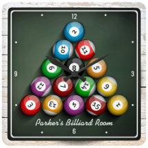 Rack Em Pool Hall Billard Personalisiert Game Room