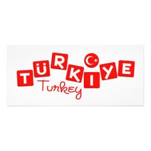 Rack-Karte der TÜRKEI - anpassen Werbekarte