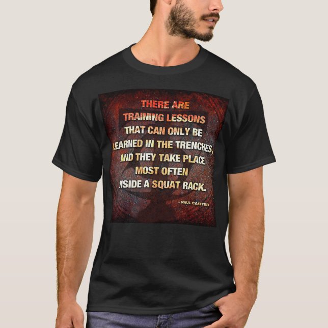 Rack-Trends für Squat - GYM-Workout Inspiration T-Shirt (Vorderseite)