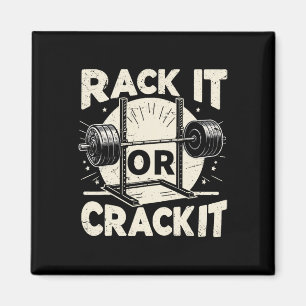Racken oder Crack-It-Barbell-Bodybuilding 1 Magnet