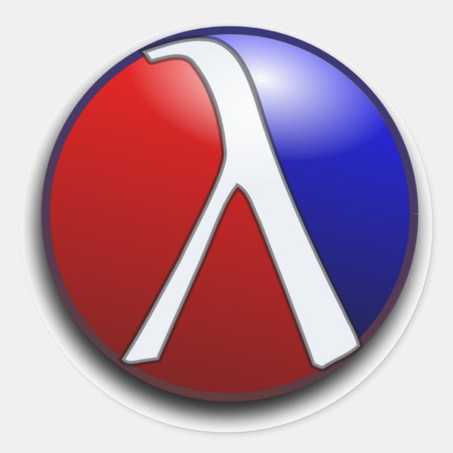 Racket-Aufkleber Runder Aufkleber (Vorderseite)