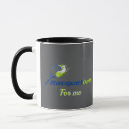 Racket Ball Logo Mug – Sporty Energy Cup Tasse