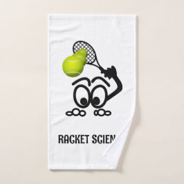 Racket Science Funny Tennis Player Handtuch