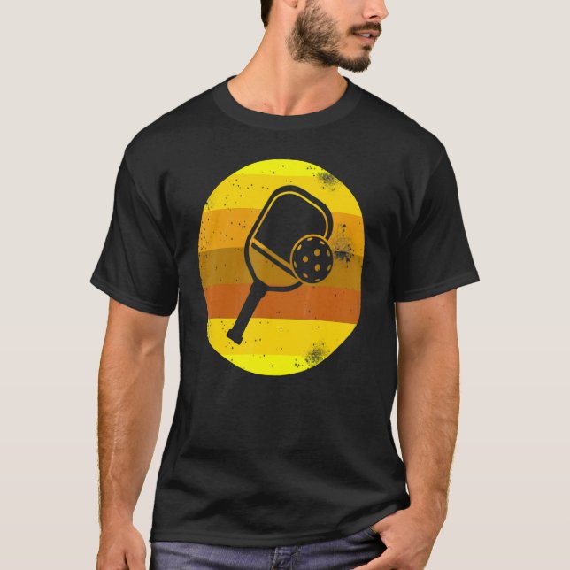 Racket Sports Pickleball Player Pickleball Coach P T-Shirt (Vorderseite)