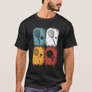 Racketlon Turnier Sport mit 4 Disziplinen T-Shirt