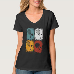 Racketlon Turnier Sport mit 4 Disziplinen T-Shirt