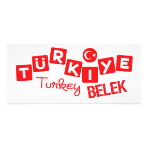 Rackkarte der TÜRKEI - anpassen Werbekarte