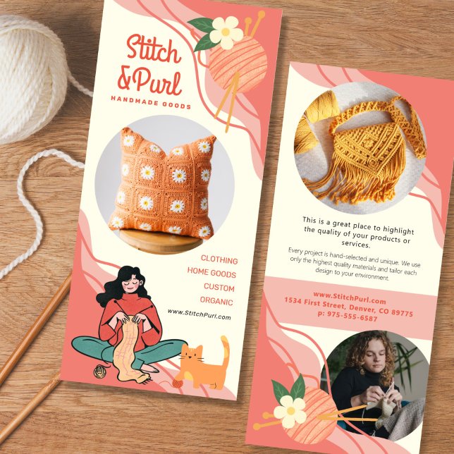 Rackkarte für das Marketing "Knittern" Werbekarte (Von Creator hochgeladen)