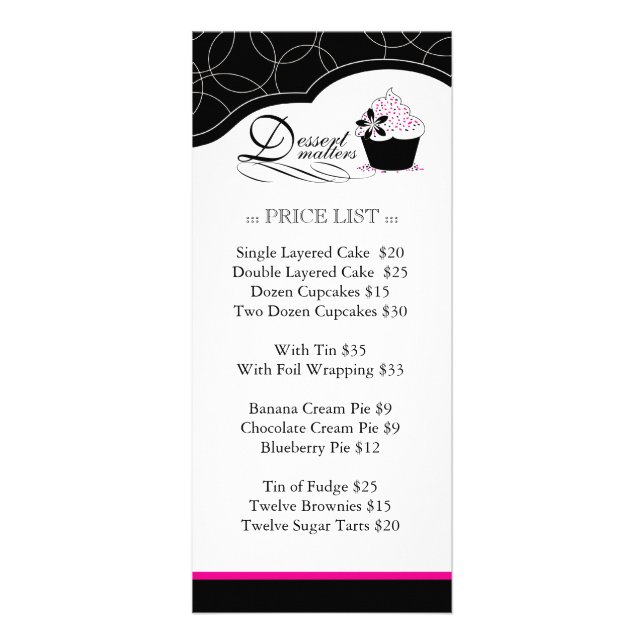 Rackkarte für Fettbacken Werbekarte (Vorne)