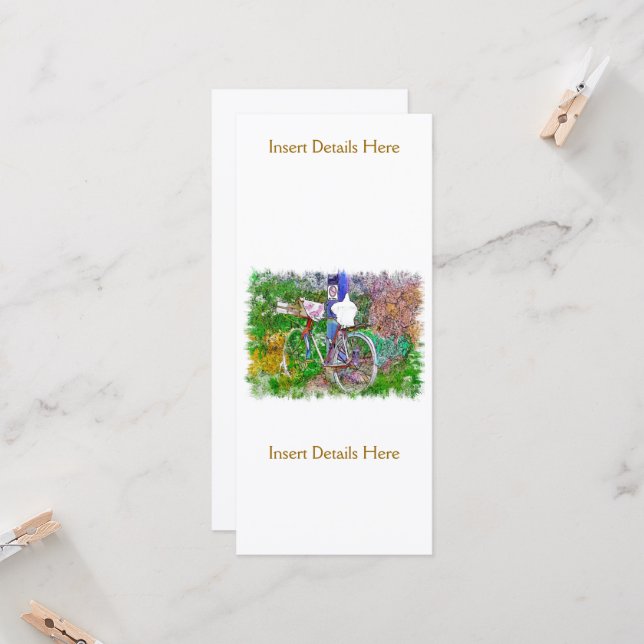 RACKKARTEN (Vorderseite/Rückseite Beispiel)