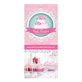 Rackkarten für hübsche Backwaren Werbekarte