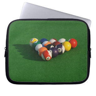 Rackte Pool Balls Laptop-Segel Laptopschutzhülle
