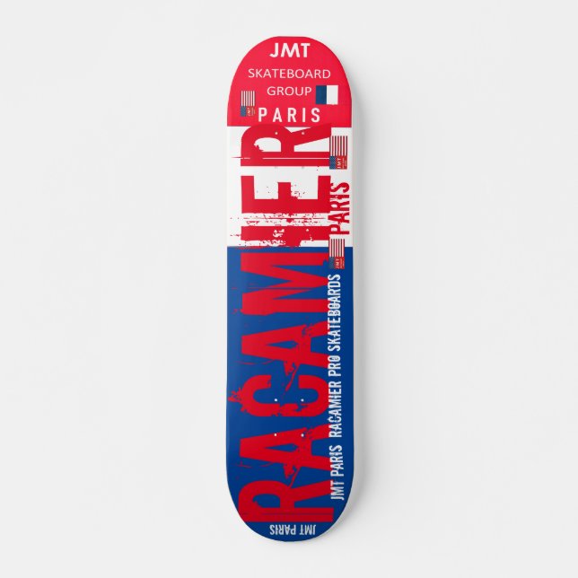 RACMIER JMT PARIS 7 3/4" Skateboard Deck (Vorne)