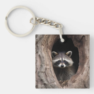 Racon dans la grotte des arbres
