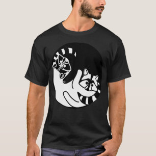 Racoon Animal, Yin Yang, Love Raccoons Pullover