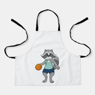 Racoon Basketball-Spieler Basketball Schürze