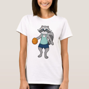 Racoon Basketball-Spieler Basketball T-Shirt