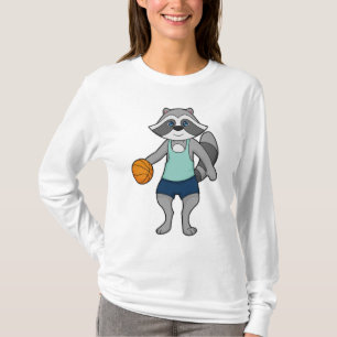 Racoon Basketball-Spieler Basketball T-Shirt