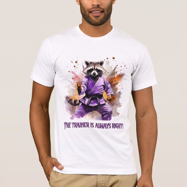 Racoon-Coach, Sport T-Shirt (Vorderseite)