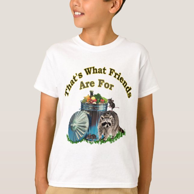 Racoon Friends T-Shirt (Vorderseite)