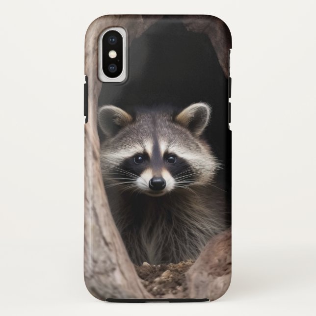 Racoon in der Baumhöhle Case-Mate iPhone Hülle (Rückseite)