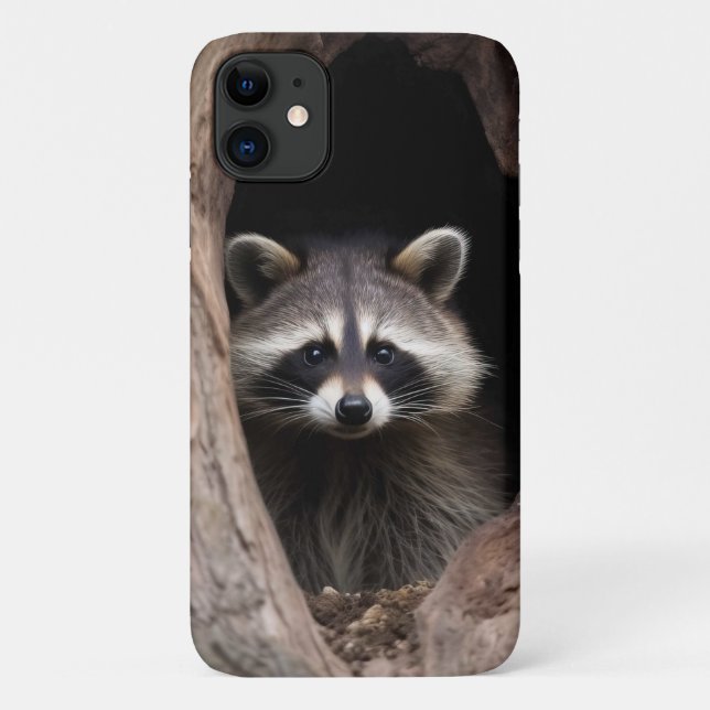 Racoon in der Baumhöhle Case-Mate iPhone Hülle (Rückseite)