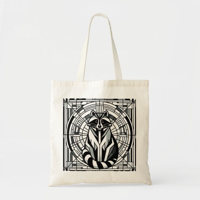 Racoon Tote Bag Tragetasche (Vorne)