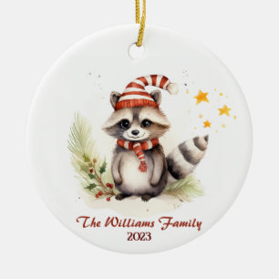 Racoon Weihnachtsschmuck