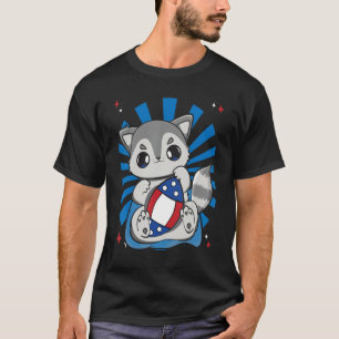Racospiel Fußball für Busquaterback und L T-Shirt