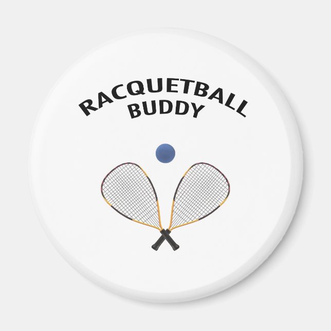 Racquetball Buddy Magnet (Vorne)