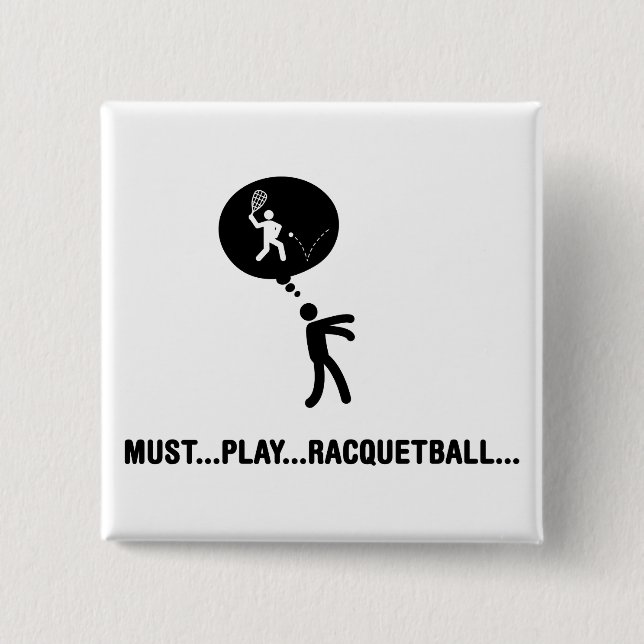 Racquetball Button (Vorderseite)
