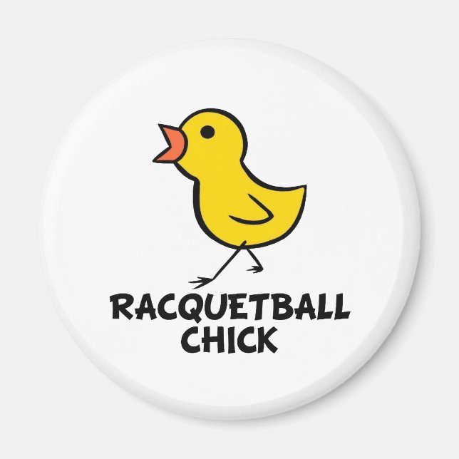 Racquetball Chick Magnet (Vorne)