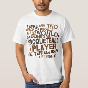 Racquetball-Spieler-Geschenk T-Shirt
