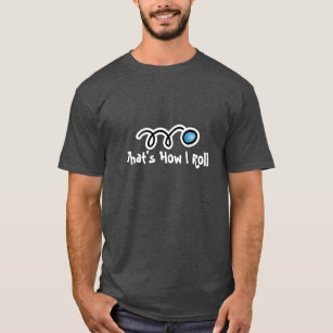 Racquetball-T - Shirt mit lustigem Slogan  , der