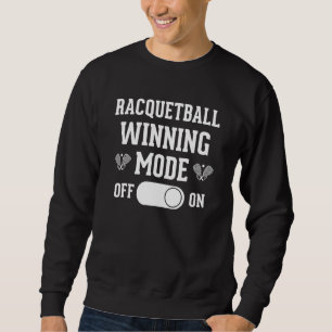 Racquetballspieler   Hallensportler Paddleba Sweatshirt
