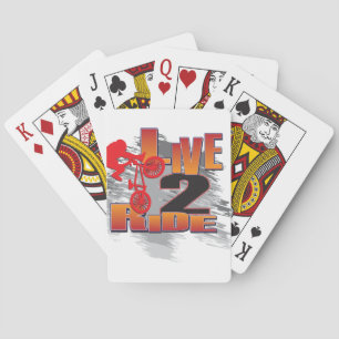 Rad 2 Live BMX Biker Spielkarten