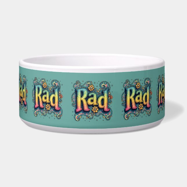 Rad 70er psychedelische Ästhetik Napf (Vorderseite)