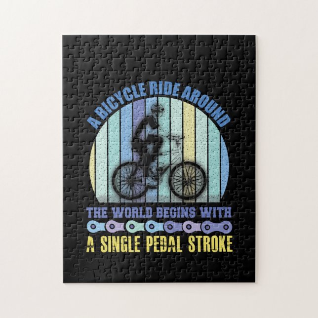 Rad Art A Fahrradtour (Vertikal)