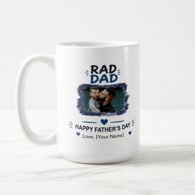 Rad Dad bemalter Rahmen Tasse (Links)