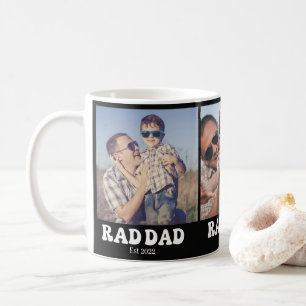 Rad Dad Est. Retro 3 Foto Kaffeetasse