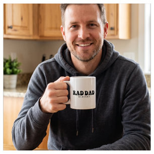 Rad Dad Est. Retro-Tasse Kaffeetasse