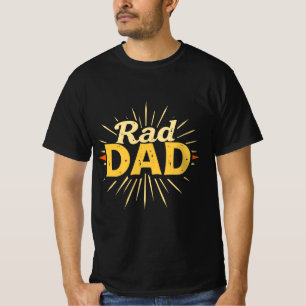 Rad DAD Retro T-Shirt - Style des années 80 Vintag