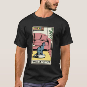 Rad der Fur-Tune Roboter Staubsauger Lustiges Taro T-Shirt