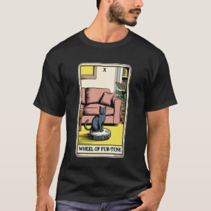 Rad der Fur-Tune Roboter Staubsauger Lustiges Taro T-Shirt