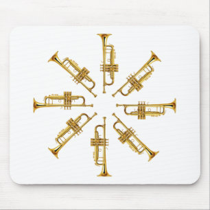 Rad der Trompeten Mousepad