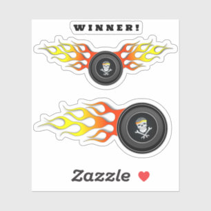 Rad des Flammenmechanismus Aufkleber