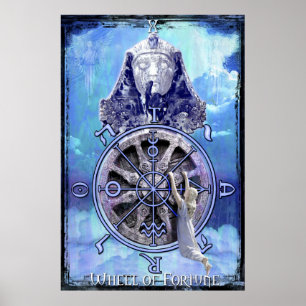 Rad des Glücks Tarot Print Poster