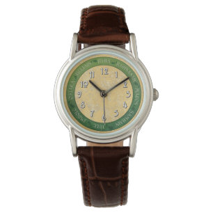Rad des Jahres Sommermonate Armbanduhr