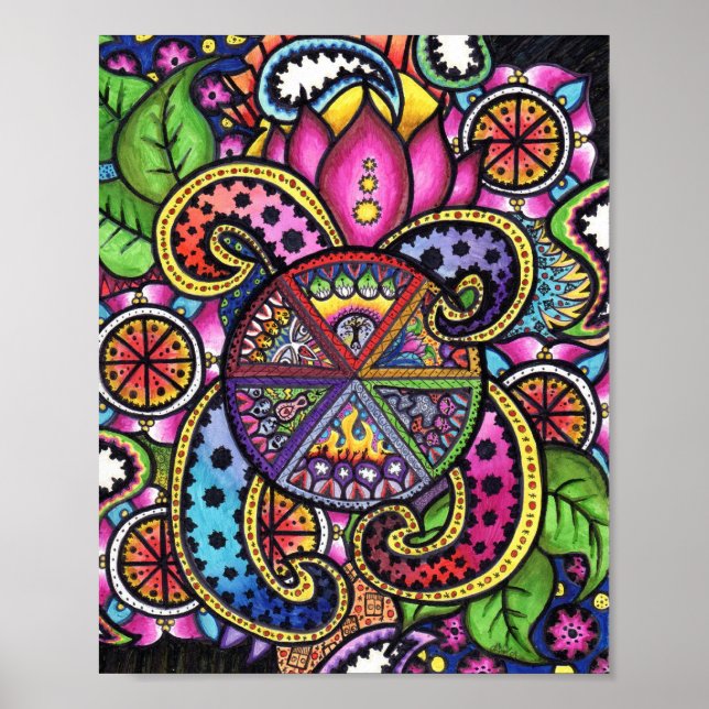 Rad des Lebens Poster (Vorne)