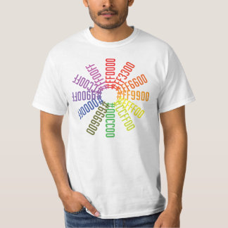 Rad des Programmierers Farb T-Shirt